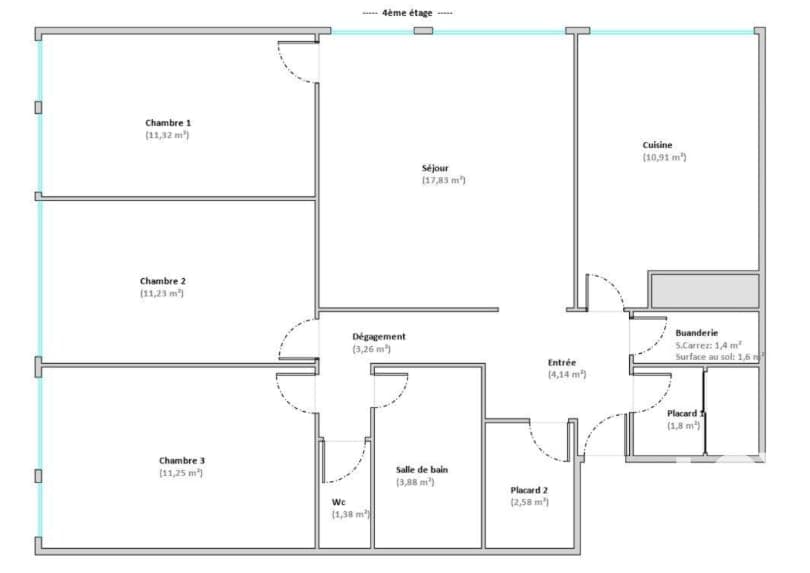 Photo 15 de Appartement 4 pièces · 80,98 m²